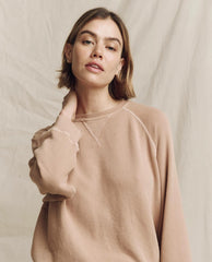 Sweatshirts | Women The Great. The Slouch Sweatshirt. Solid Biscotti