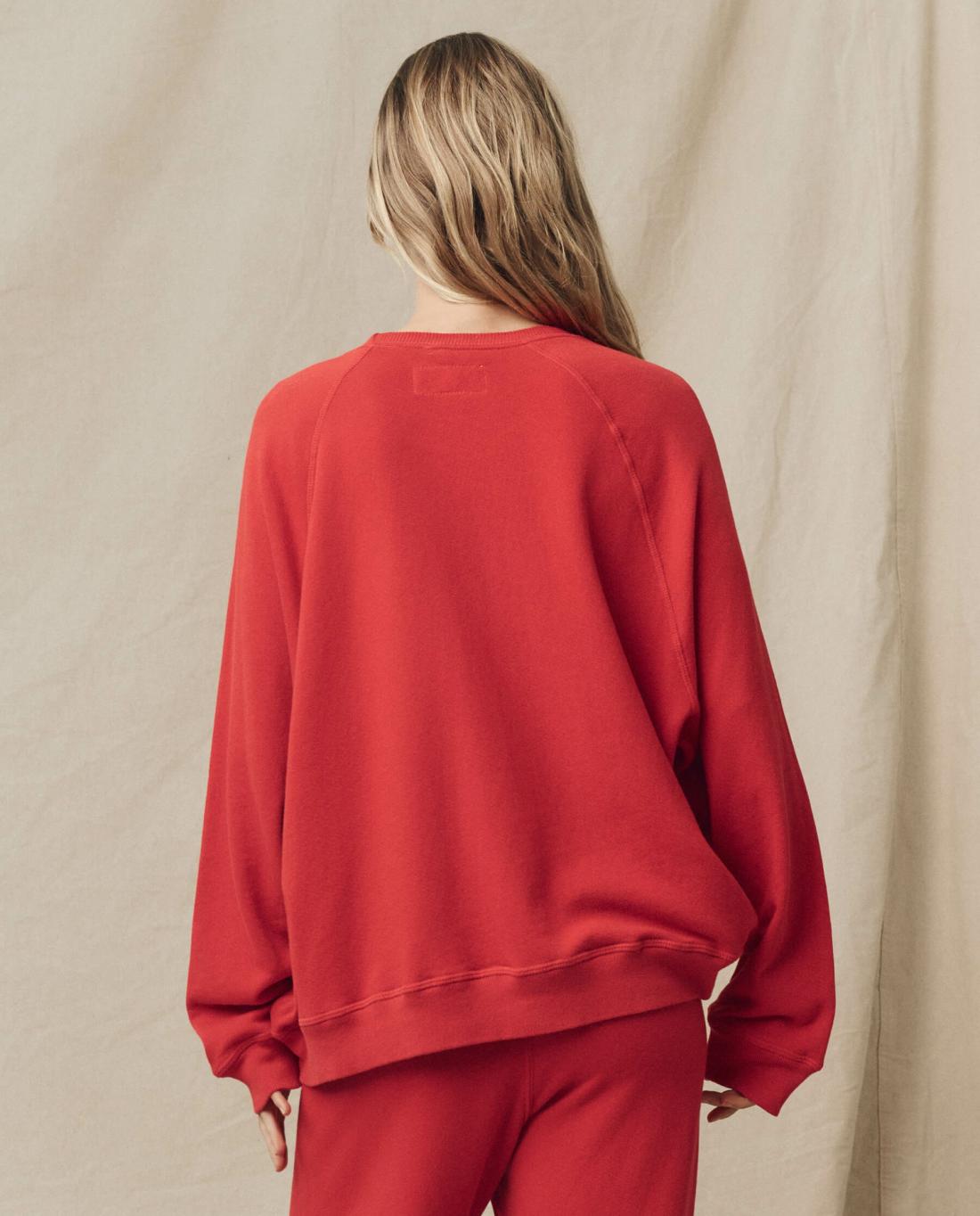 Sweatshirts | Women The Great. The Slouch Sweatshirt. Solid Campfire