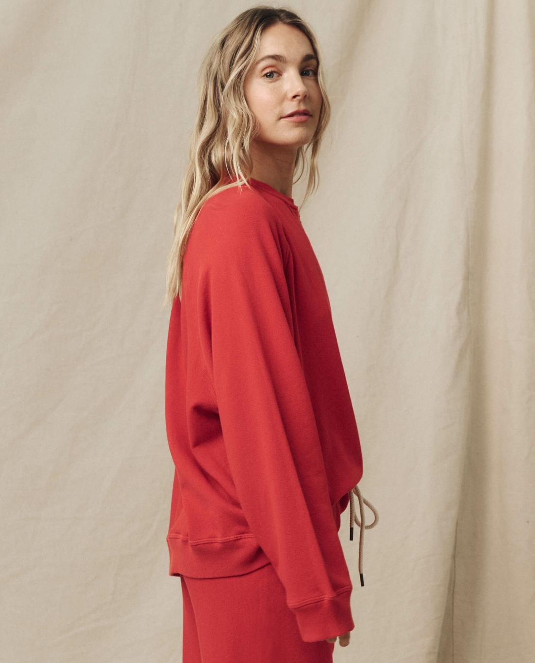 Sweatshirts | Women The Great. The Slouch Sweatshirt. Solid Campfire