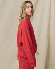 Sweatshirts | Women The Great. The Slouch Sweatshirt. Solid Campfire