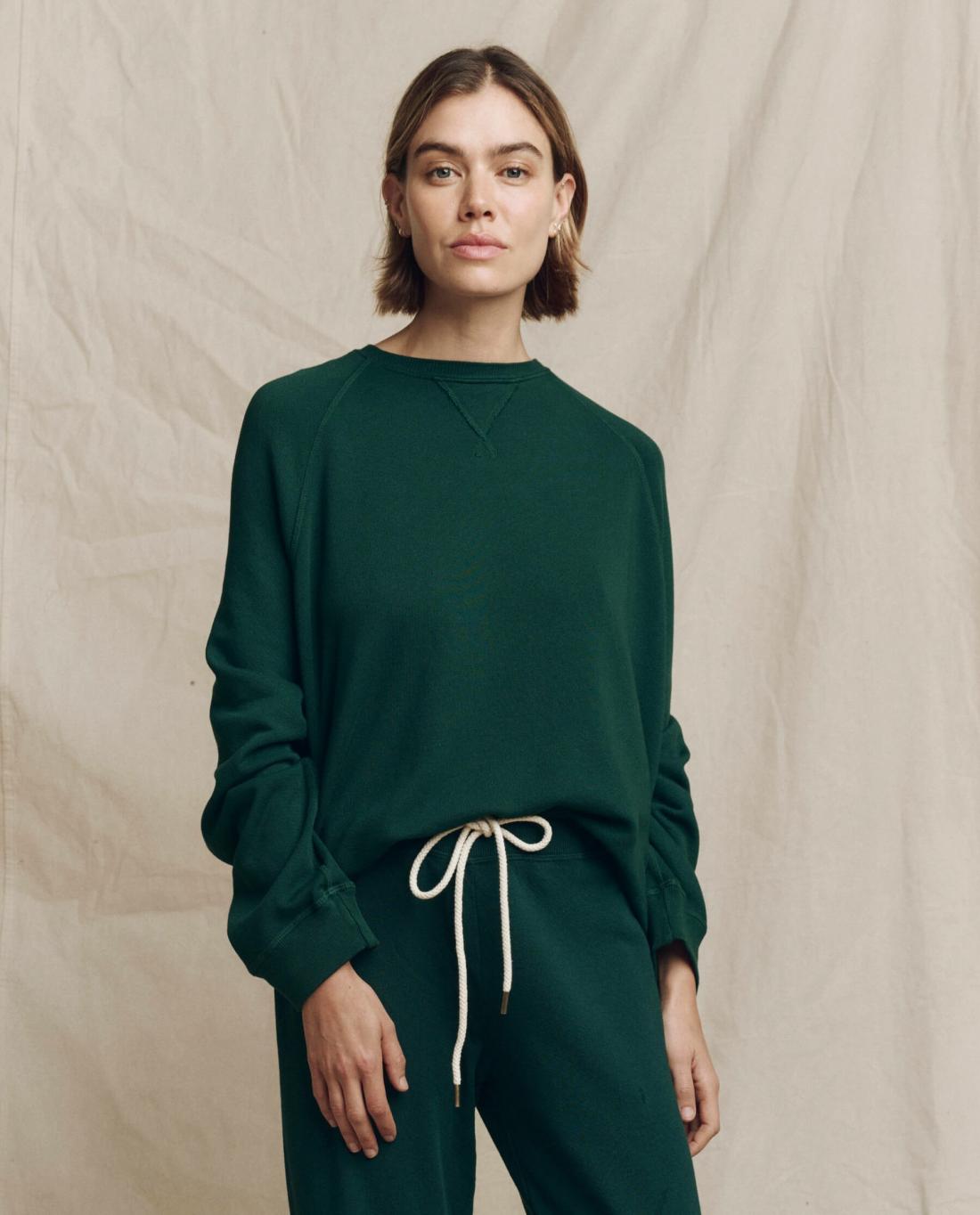 Sweatshirts | Women The Great. The Slouch Sweatshirt. Solid Pinyon
