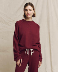 Sweatshirts | Women The Great. The Slouch Sweatshirt. Solid Plum