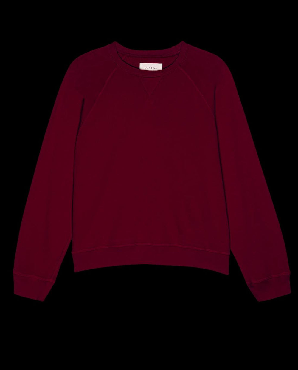 Sweatshirts | Women The Great. The Slouch Sweatshirt. Solid Plum