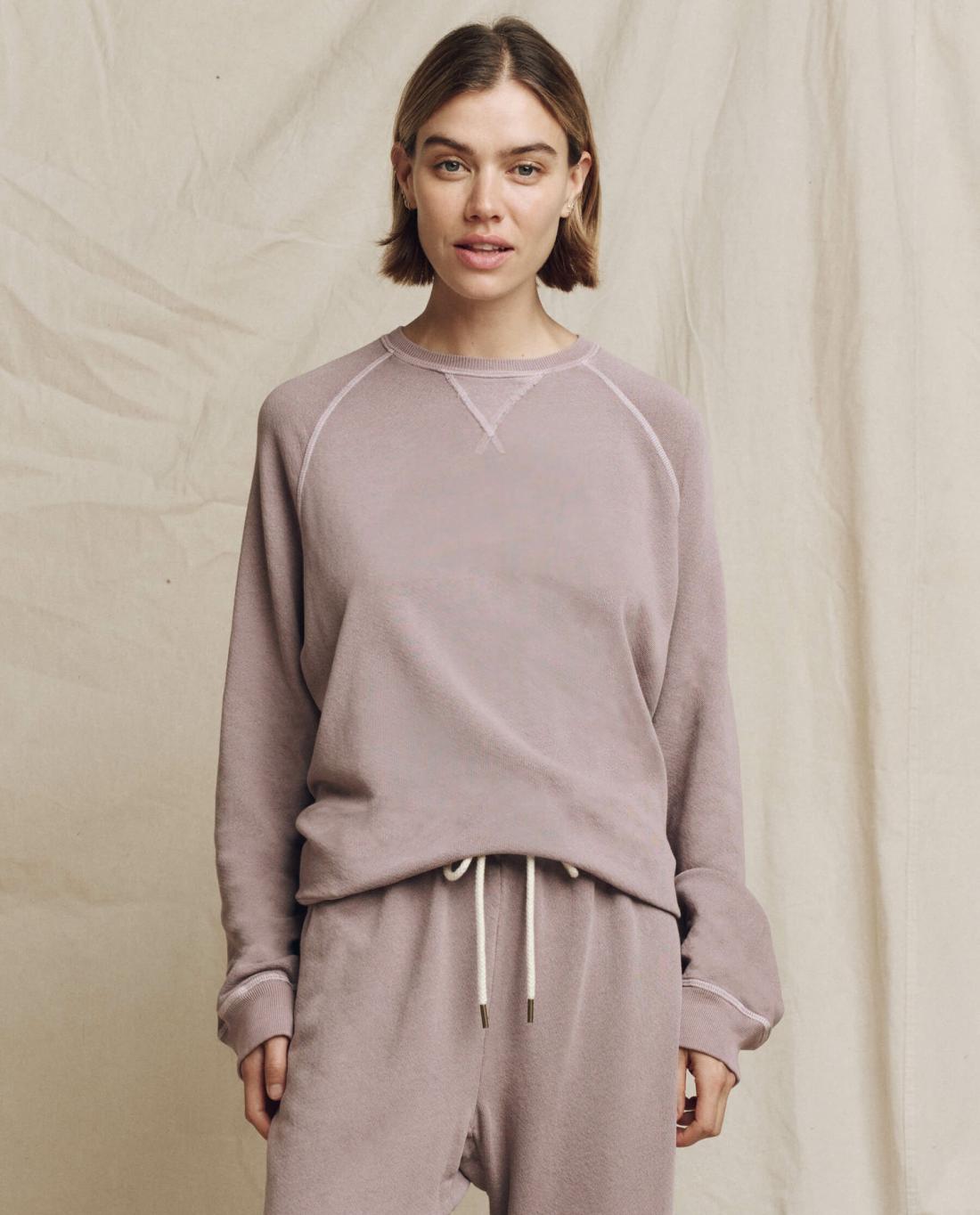 Sweatshirts | Women The Great. The Slouch Sweatshirt. Solid Quartz