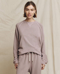 Sweatshirts | Women The Great. The Slouch Sweatshirt. Solid Quartz