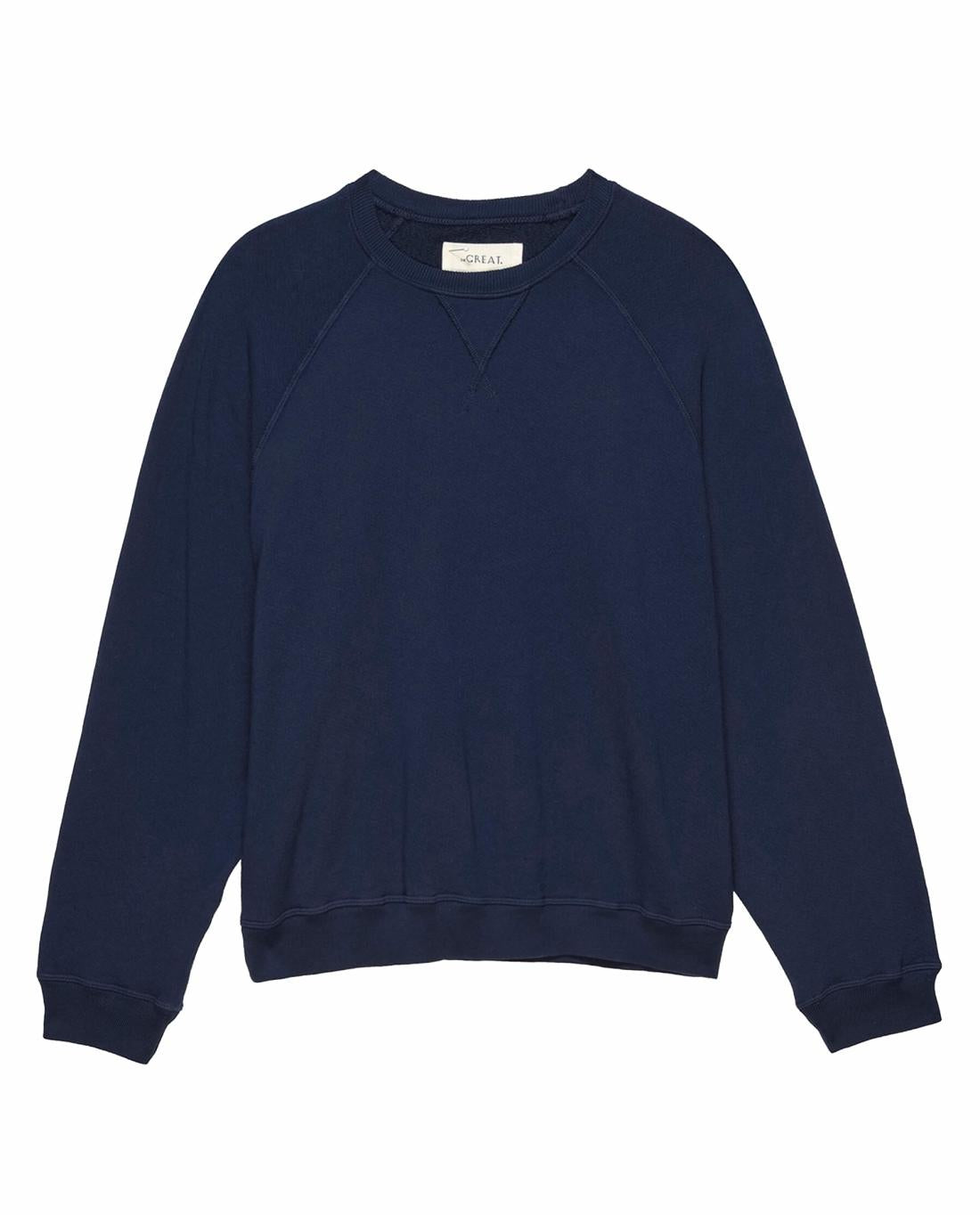 Sweatshirts | Women The Great. The Slouch Sweatshirt. Solid True Navy