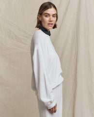 Sweatshirts | Women The Great. The Slouch Sweatshirt. Solid True White