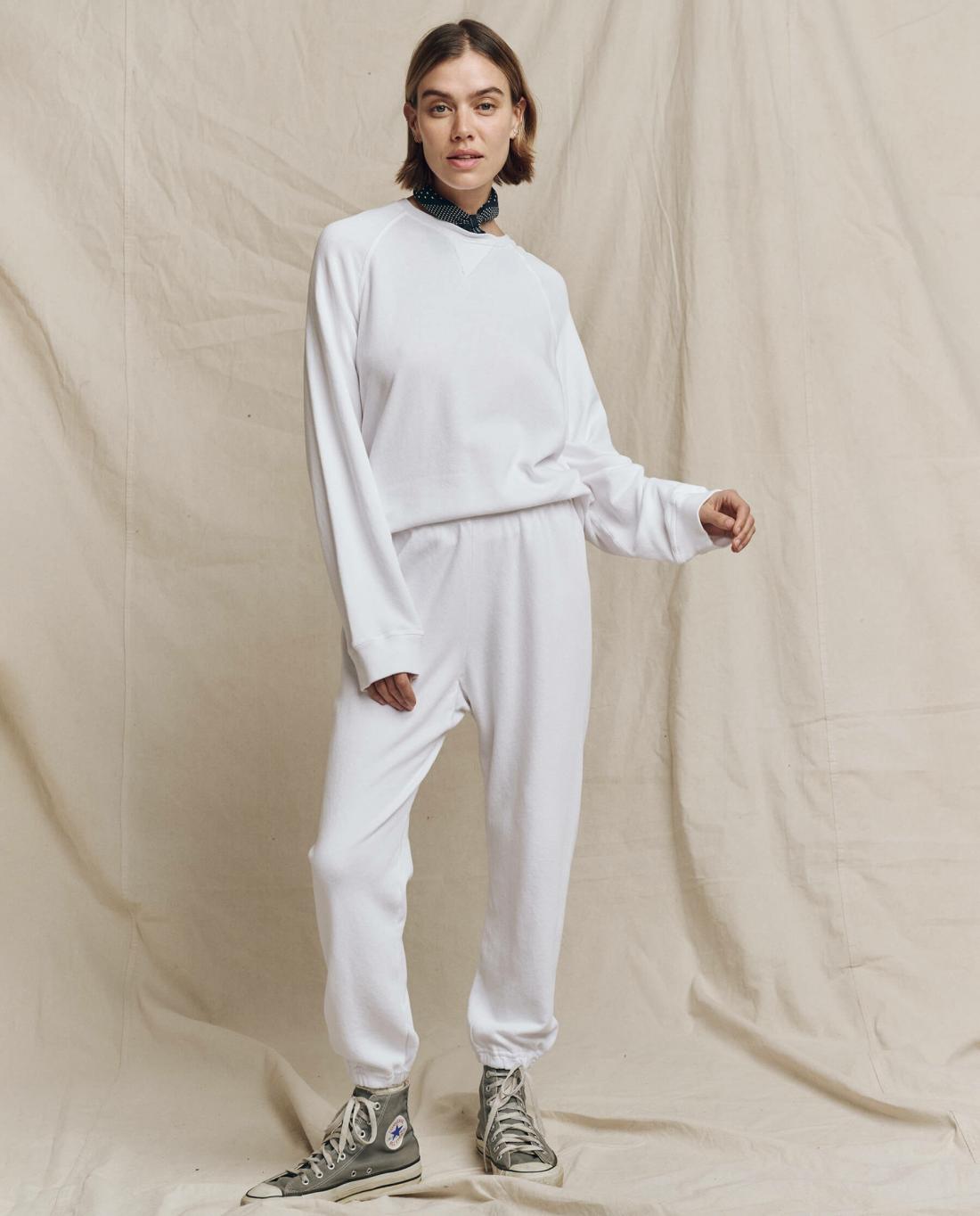 Sweatshirts | Women The Great. The Slouch Sweatshirt. Solid True White