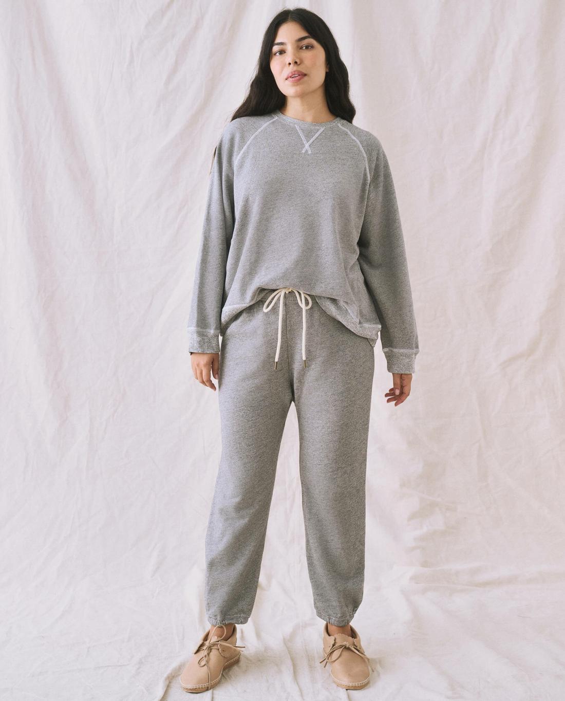 Sweatshirts | Women The Great. The Slouch Sweatshirt. Varsity Grey