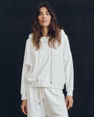 Sweatshirts | Women The Great. The Teammate Hoodie. Solid True White