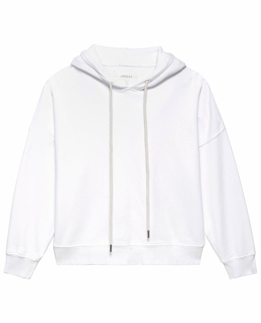 Sweatshirts | Women The Great. The Teammate Hoodie. Solid True White