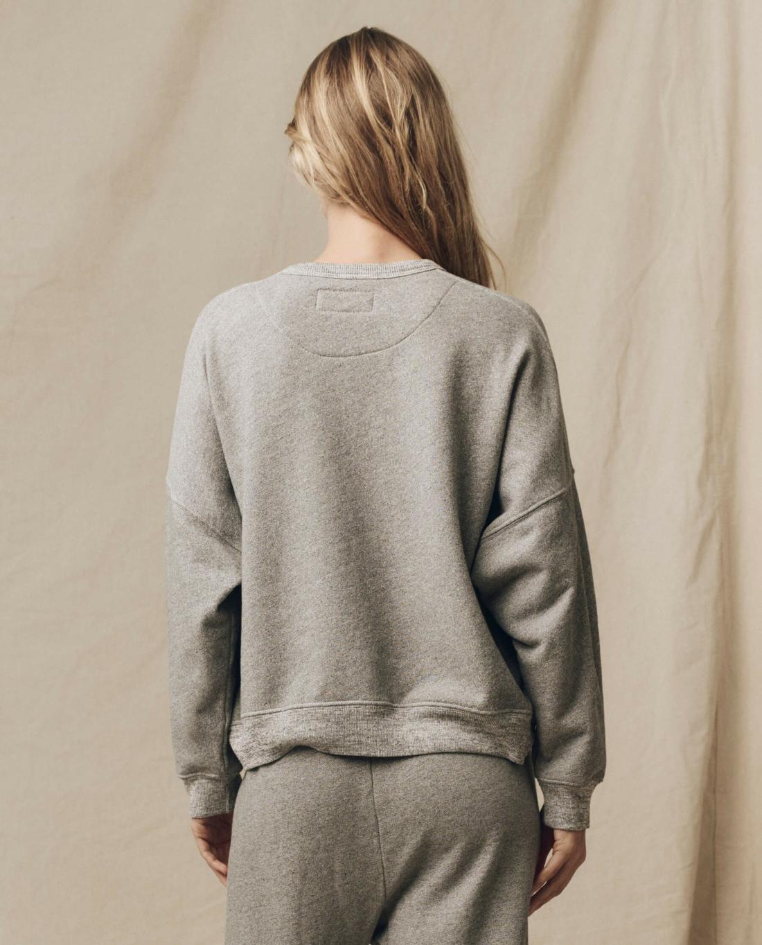 Sweatshirts | Women The Great. The Teammate Sweatshirt. Solid Varsity Grey
