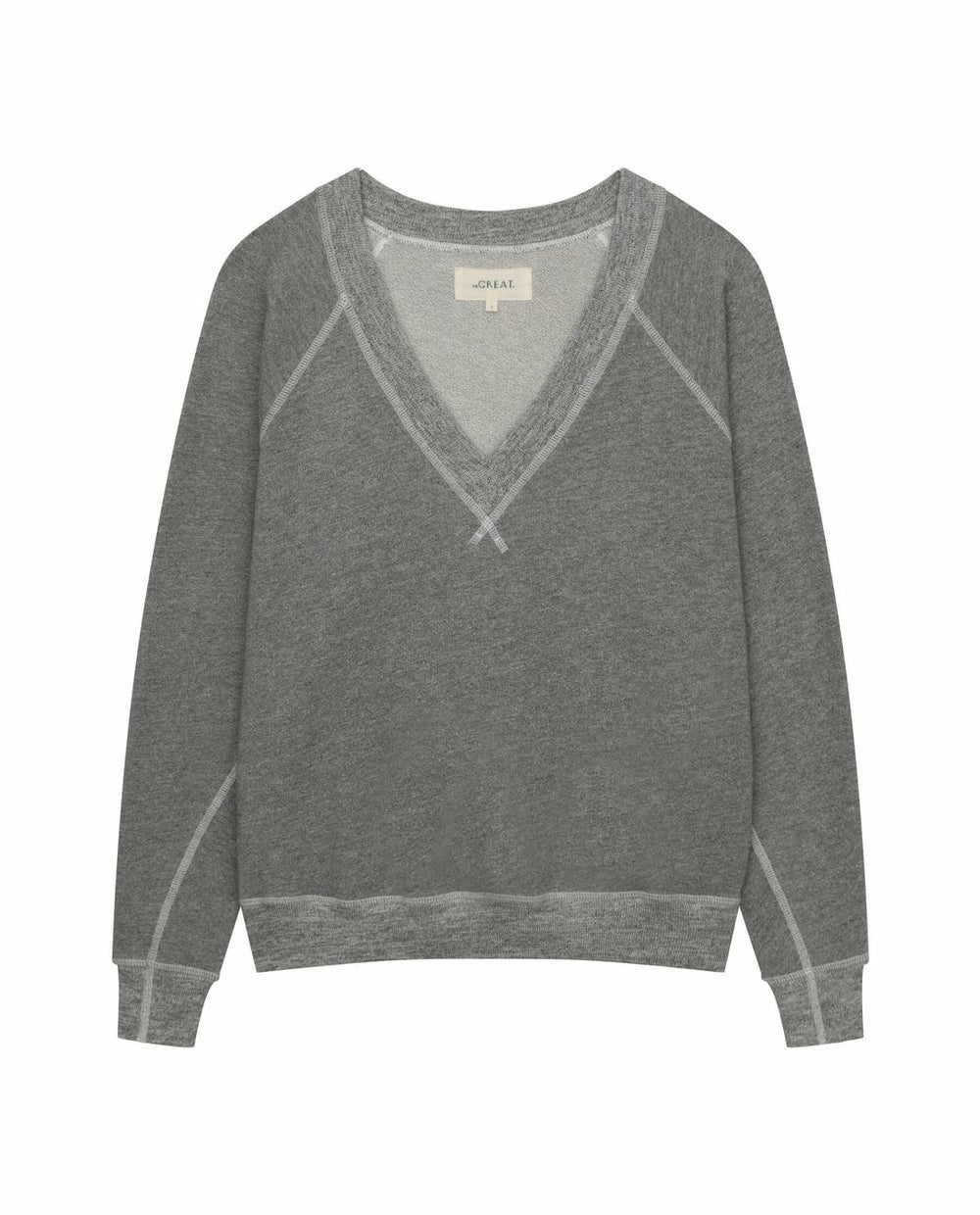 Sweatshirts | Women The Great. The V Varsity Grey