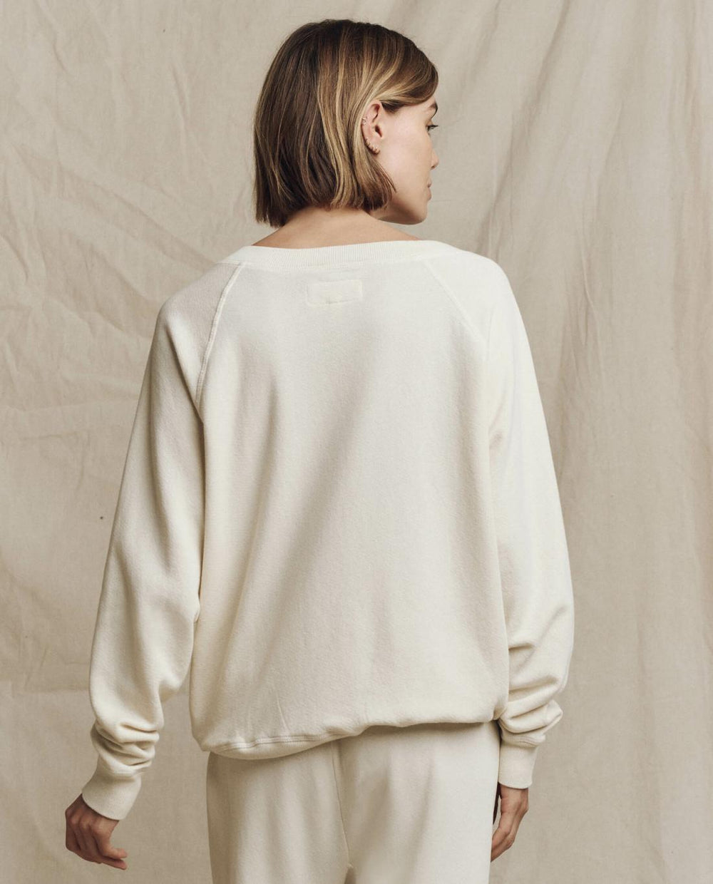 Sweatshirts | Women The Great. The V Washed White