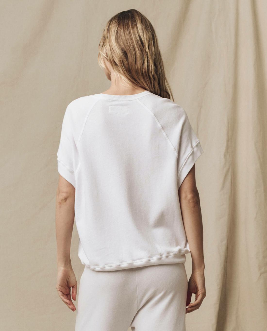 Sweatshirts | Women The Great. The Wedge Sweatshirt. Solid True White