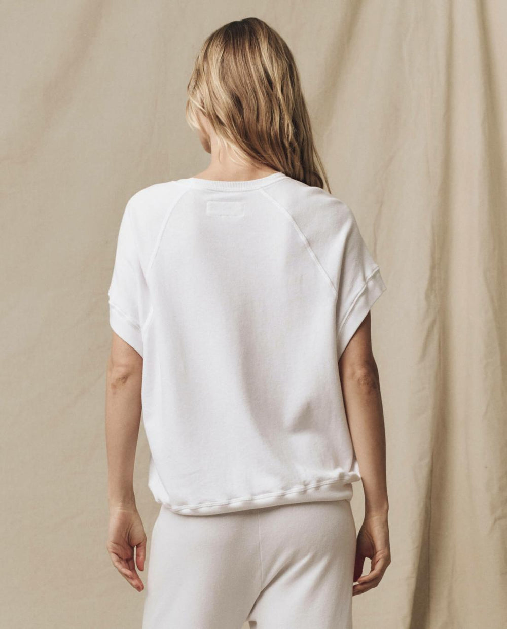 Sweatshirts | Women The Great. The Wedge Sweatshirt. Solid True White