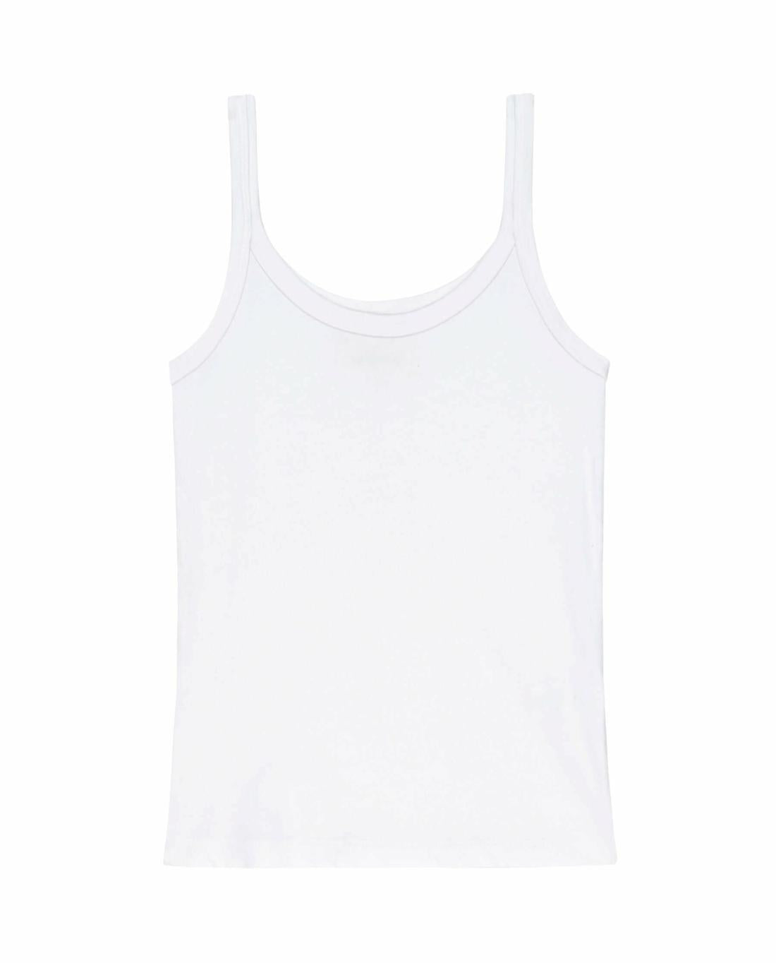 Tanks | Women The Great. The Slim Tank. Solid True White