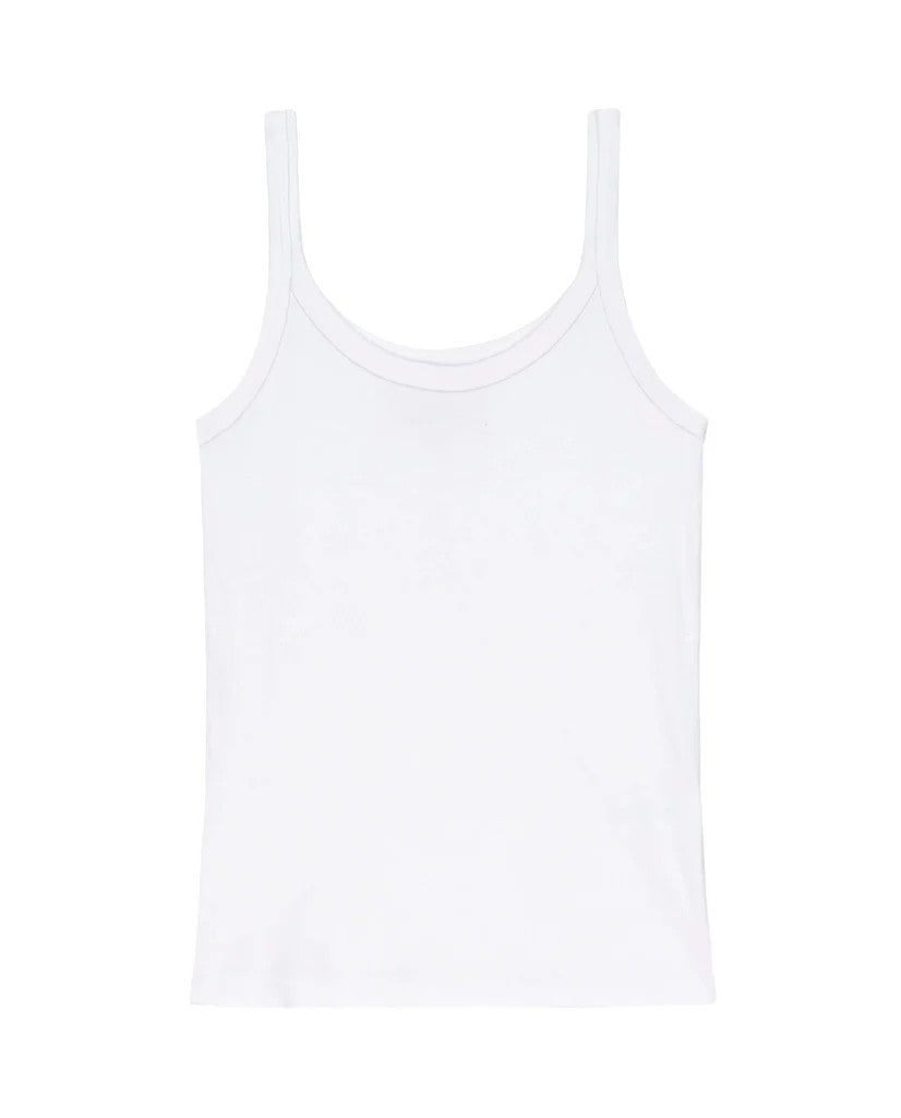 Tanks | Women The Great. The Slim Tank. Solid True White