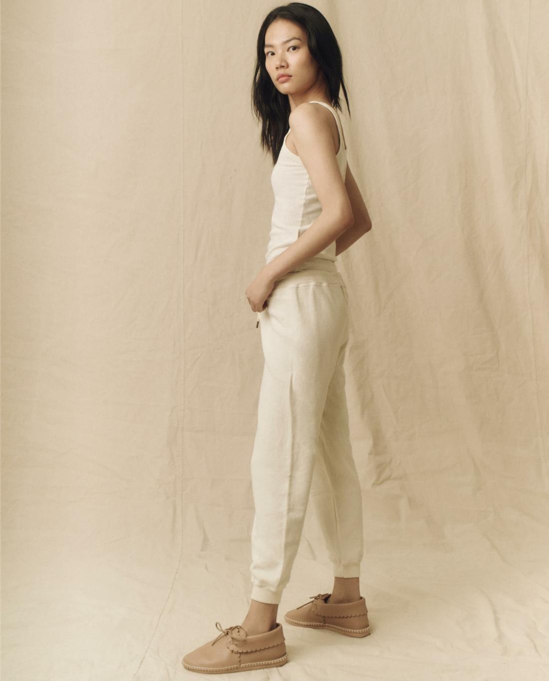 Tanks | Women The Great. The Slim Tank. Solid Washed White