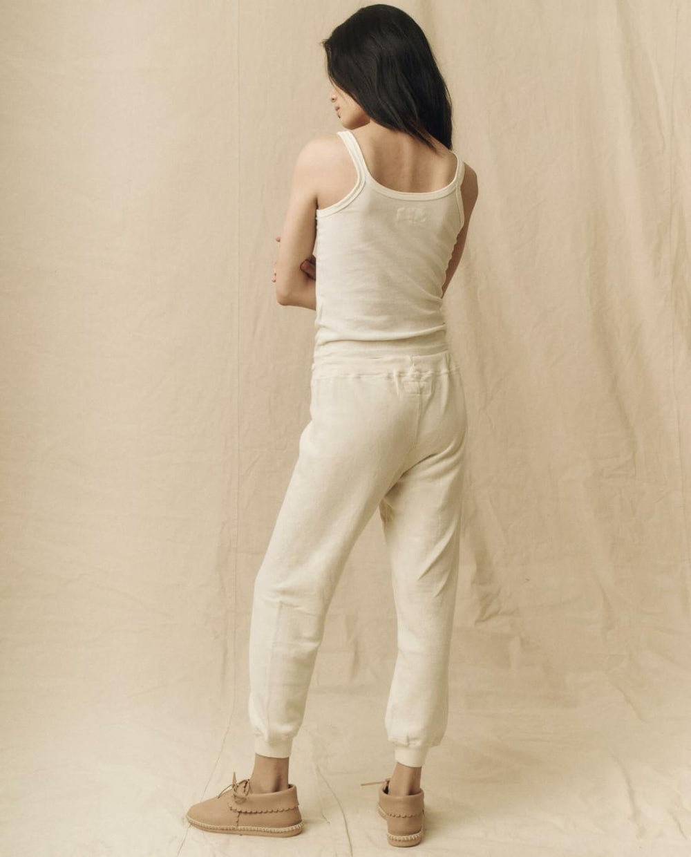 Tanks | Women The Great. The Slim Tank. Solid Washed White