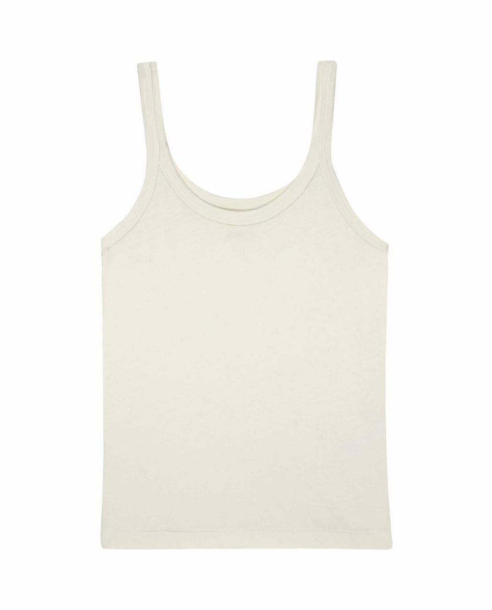 Tanks | Women The Great. The Slim Tank. Solid Washed White