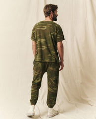 Tees &amp; Sweats | Men The Great. The Men's Boxy Crew. Deep Woods Camo