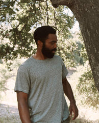 Tees &amp; Sweats | Men The Great. The Men's Boxy Crew. Heather Grey