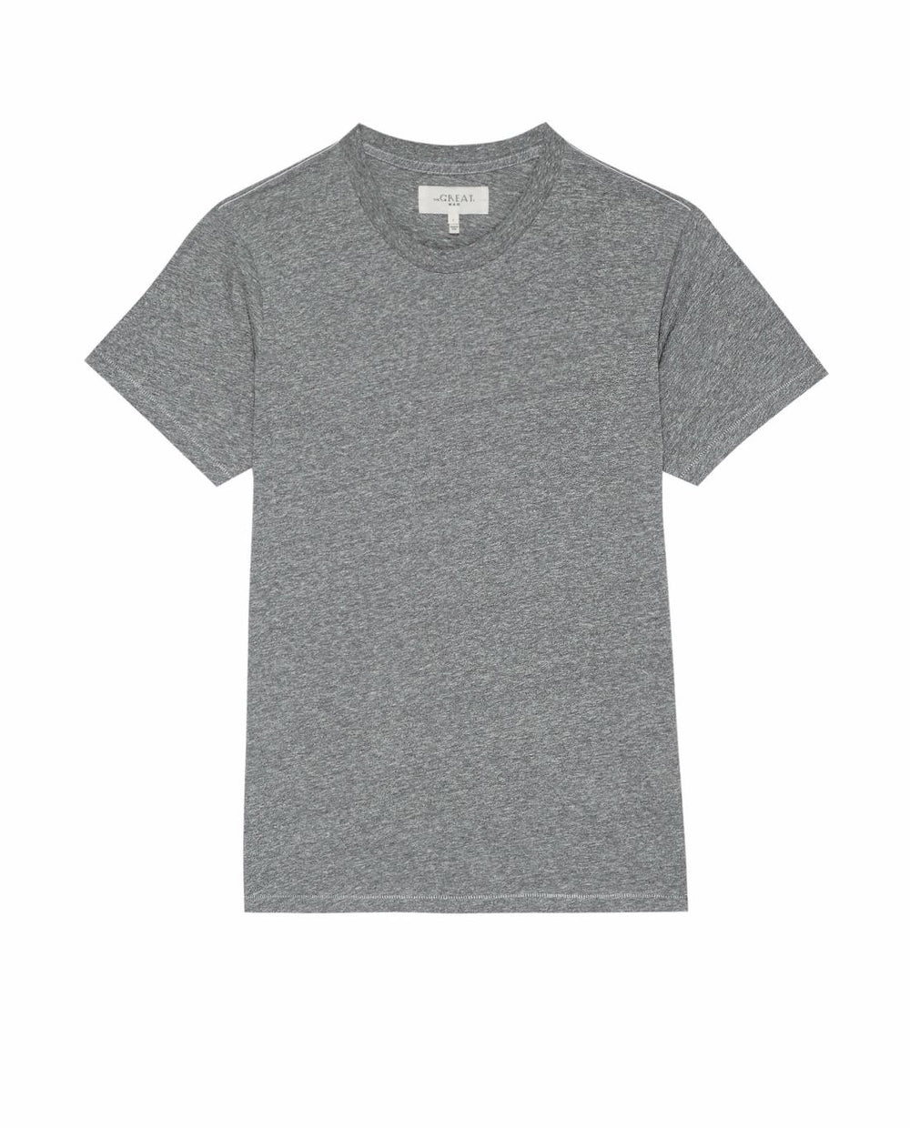 Tees &amp; Sweats | Men The Great. The Men's Boxy Crew. Heather Grey