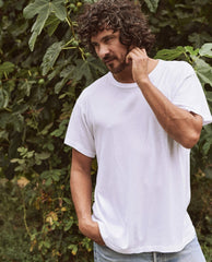 Tees &amp; Sweats | Men The Great. The Men's Boxy Crew. True White