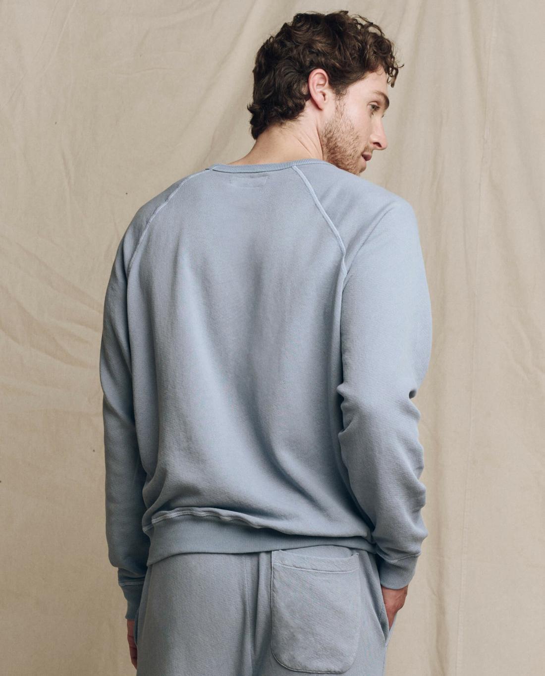 Tees &amp; Sweats | Men The Great. The Men's College Sweatshirt. Solid Big Sky