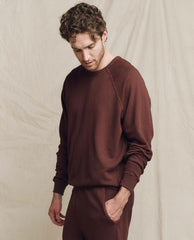 Tees &amp; Sweats | Men The Great. The Men's College Sweatshirt. Toasted Walnut