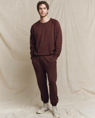 Tees &amp; Sweats | Men The Great. The Men's College Sweatshirt. Toasted Walnut