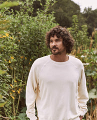 Tees &amp; Sweats | Men The Great. The Men's College Sweatshirt. Washed White