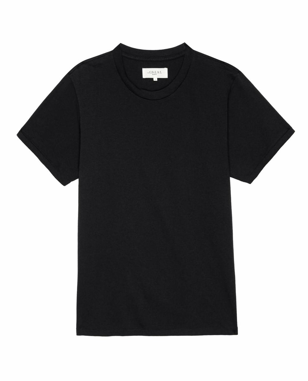 Tees &amp; Sweats | Men The Great. The Men's Pure Knits Slim Tee. Solid Almost Black