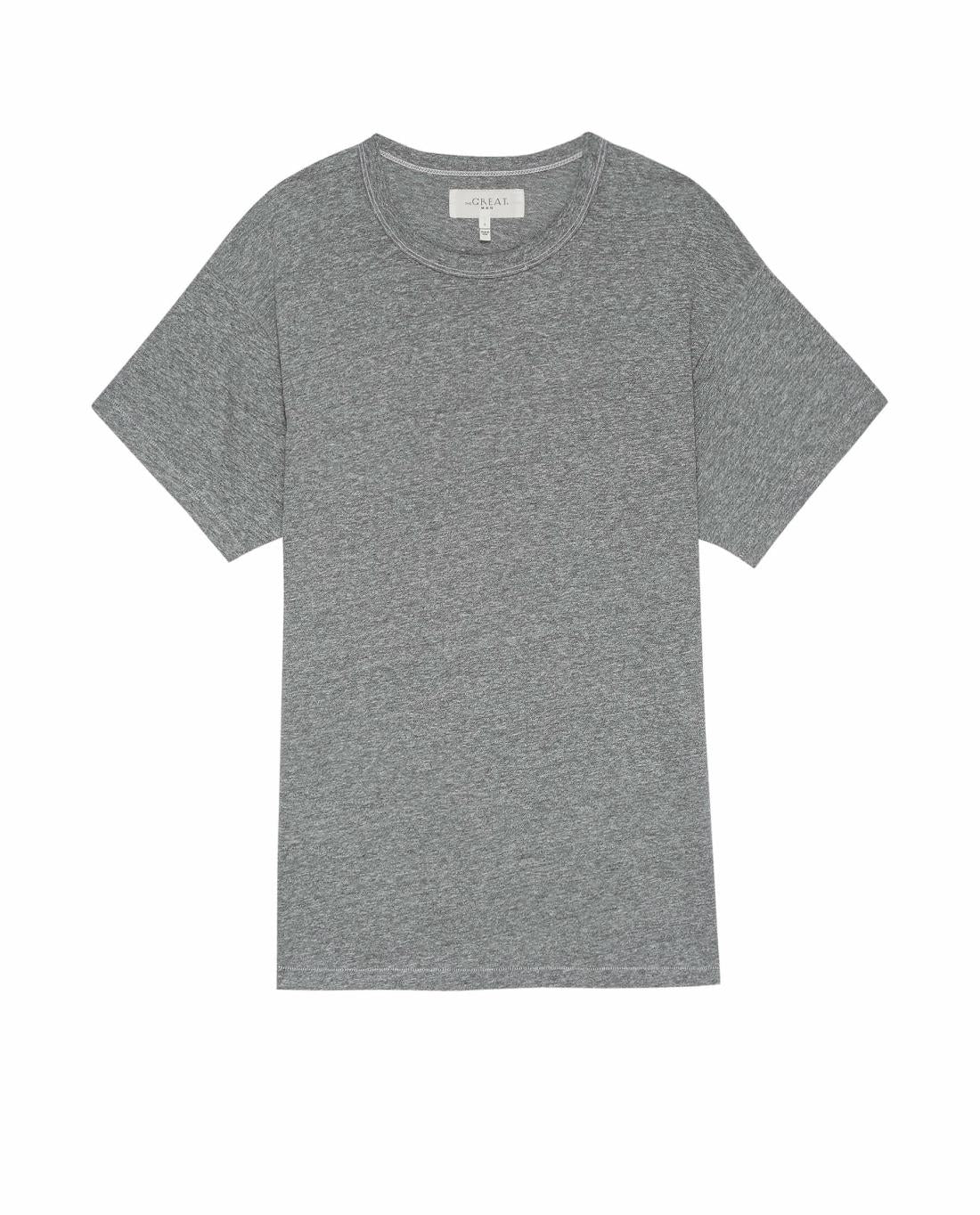 Tees &amp; Sweats | Men The Great. The Men's Slim Tee. Heather Grey