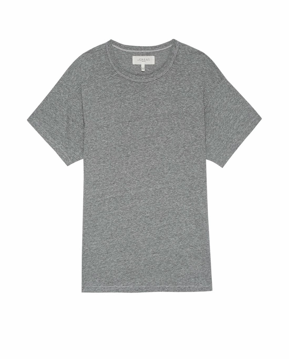 Tees &amp; Sweats | Men The Great. The Men's Slim Tee. Heather Grey