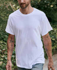Tees &amp; Sweats | Men The Great. The Men's Slim Tee. True White