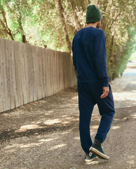 Tees &amp; Sweats | Men The Great. The Men's Stadium Sweatpant. True Navy