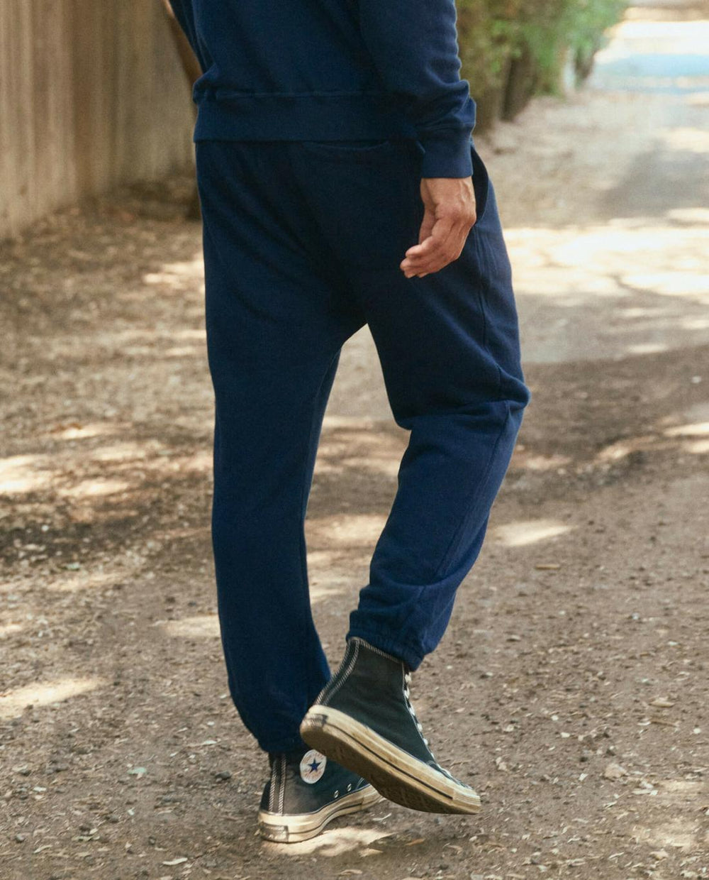 Tees &amp; Sweats | Men The Great. The Men's Stadium Sweatpant. True Navy