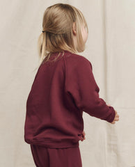 Tees &amp; Sweats | Kids The Great. The Little College Sweatshirt. Graphic Mulled Wine With Feliz Navid