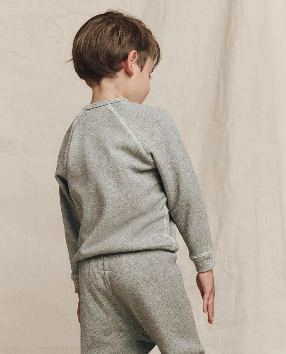 Tees &amp; Sweats | Kids The Great. The Little College Sweatshirt. Graphic Varsity Grey With Hannukah G