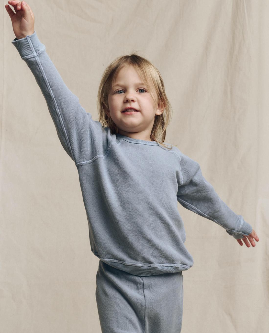 Tees &amp; Sweats | Kids The Great. The Little College Sweatshirt. Solid Big Sky