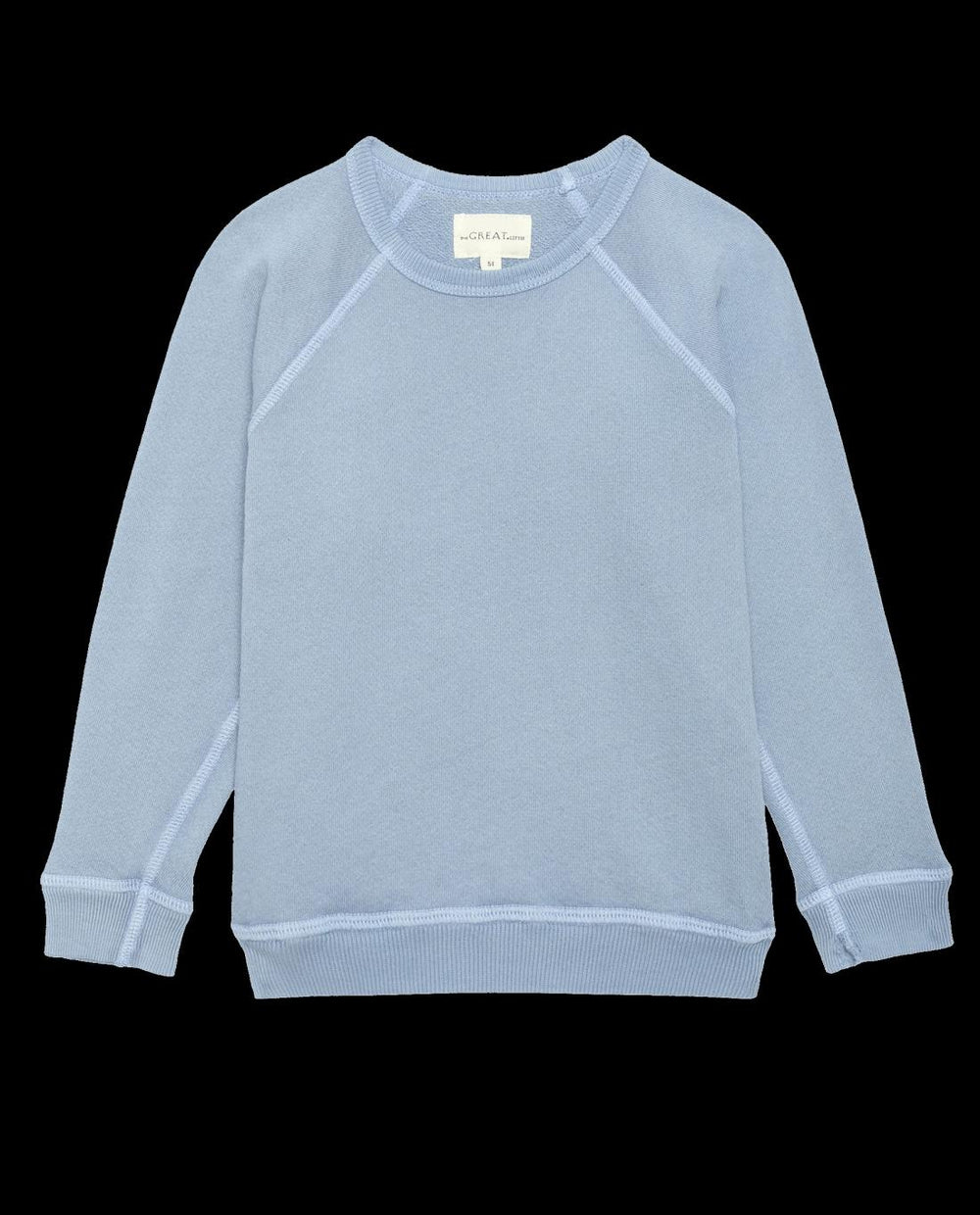 Tees &amp; Sweats | Kids The Great. The Little College Sweatshirt. Solid Big Sky