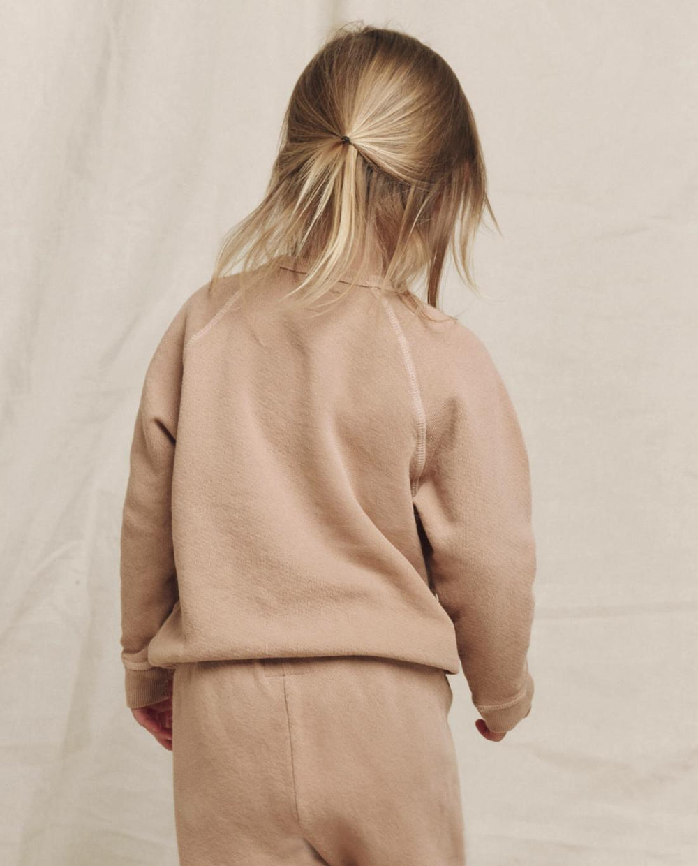 Tees &amp; Sweats | Kids The Great. The Little College Sweatshirt. Solid Biscotti