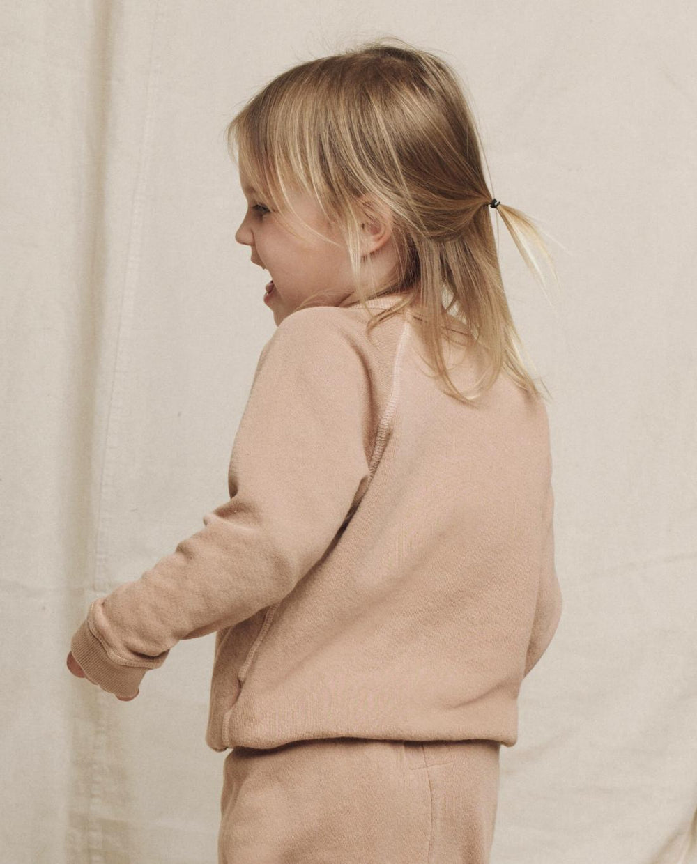 Tees &amp; Sweats | Kids The Great. The Little College Sweatshirt. Solid Biscotti