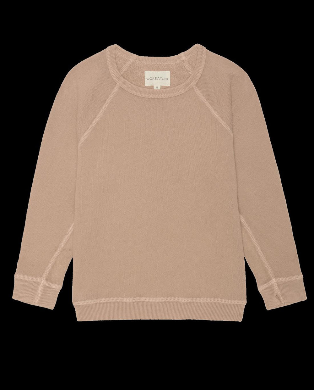Tees &amp; Sweats | Kids The Great. The Little College Sweatshirt. Solid Biscotti