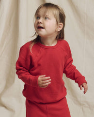 Tees &amp; Sweats | Kids The Great. The Little College Sweatshirt. Solid Campfire