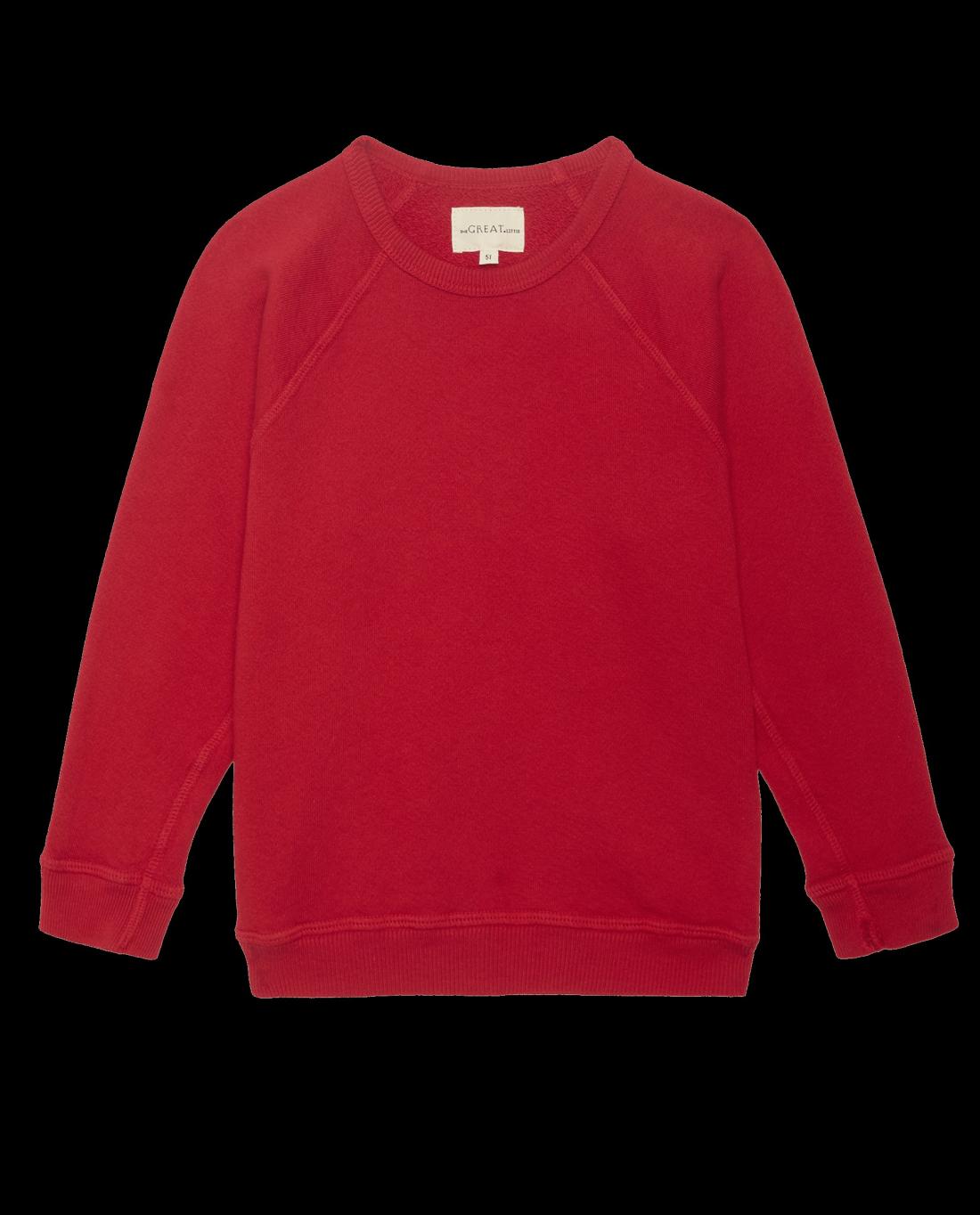 Tees &amp; Sweats | Kids The Great. The Little College Sweatshirt. Solid Campfire