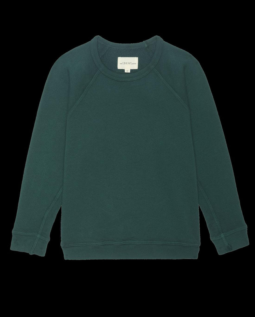 Tees &amp; Sweats | Kids The Great. The Little College Sweatshirt. Solid Pinyon