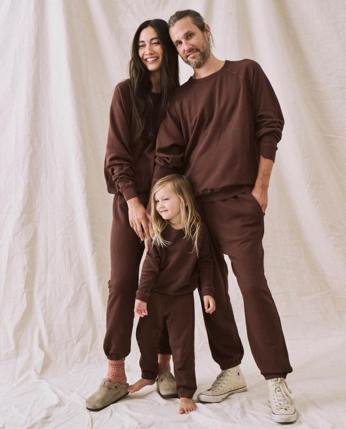 Tees &amp; Sweats | Kids The Great. The Little College Sweatshirt. Solid Toasted Walnut